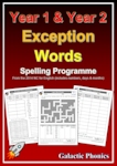Year 1 and Year 2 Exception Word Spelling Programme
